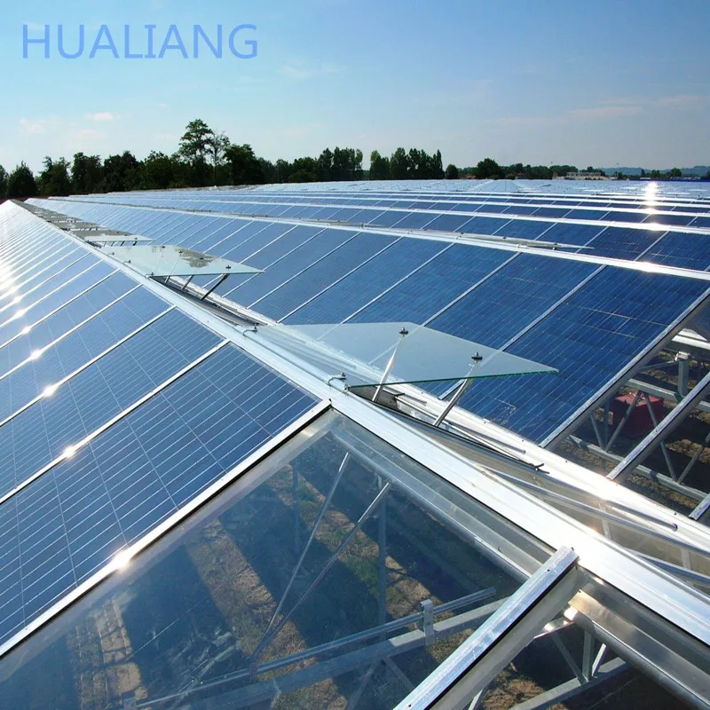 Agricultural Polycarbonate Solar Panel/Sheet Greenhouse Turnkey Project Complete Cooling/Heating System