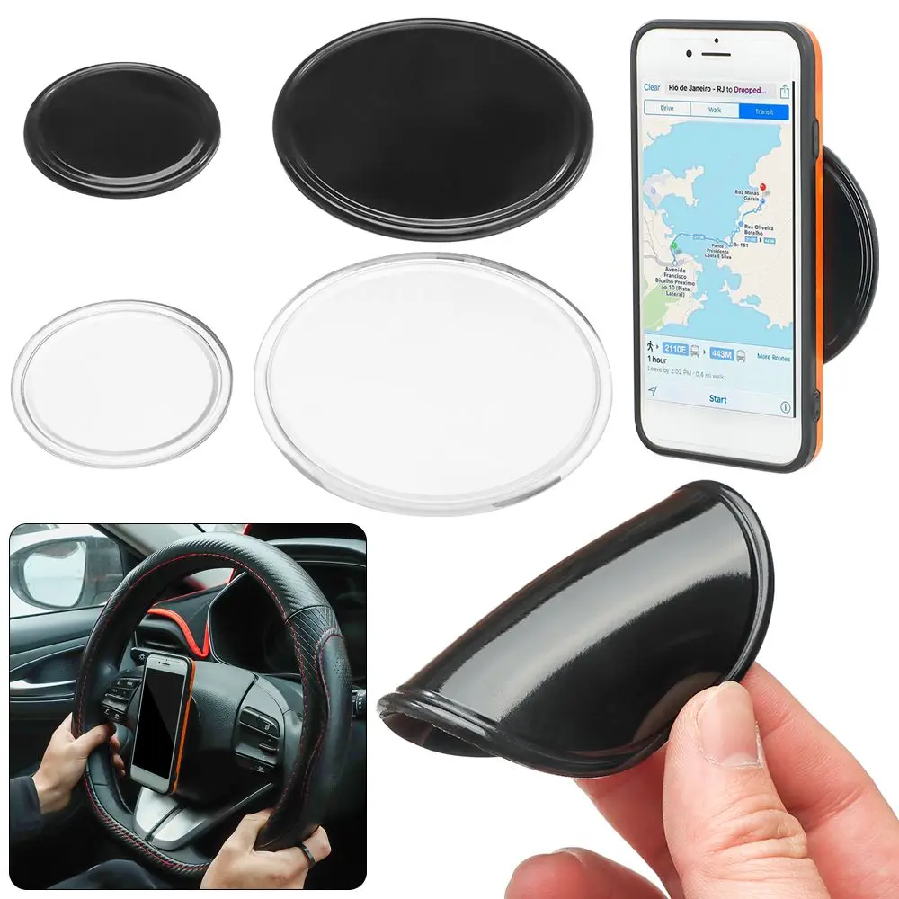 Stick to anywhere sticky non slip mat wall nano gel pad phone holder