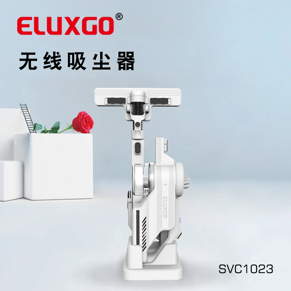 NINGBO ELUXGO  Pro-cyclone rechargeable portable double filtration wireless home car sofa vacuum cleaner OEM