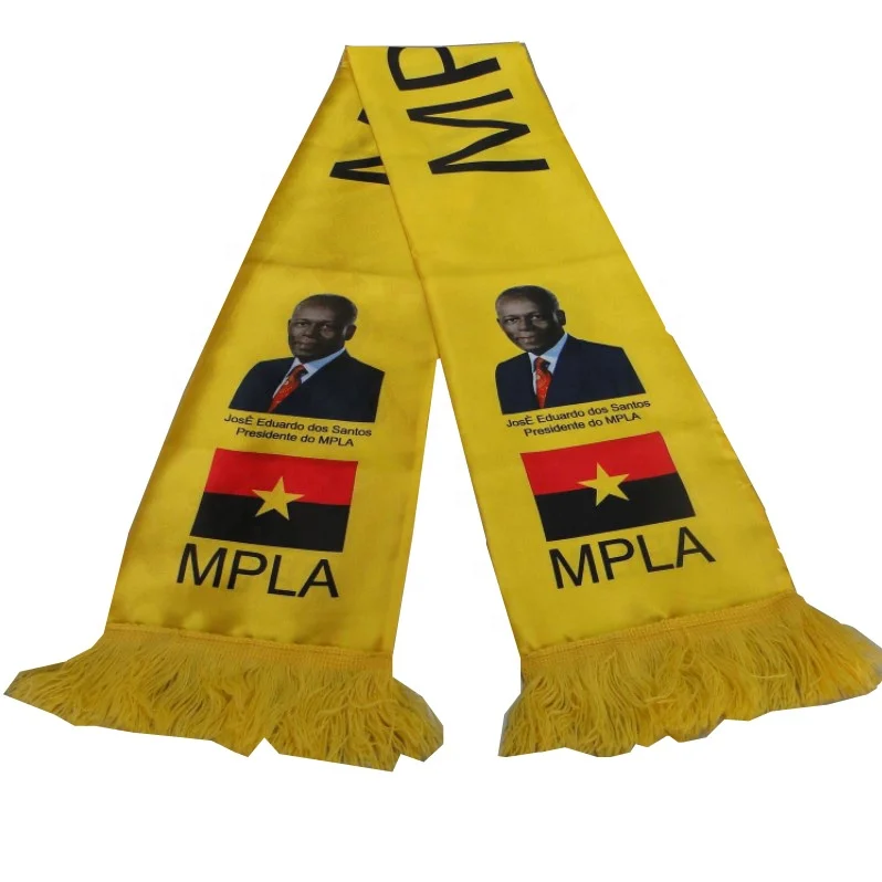 
Promotional Custom Logo Jacquard Acrylic football fan scarf 