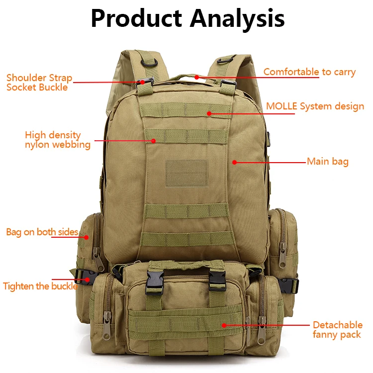 Тактическая игрушка morral для мужчин тактическая 45 lts