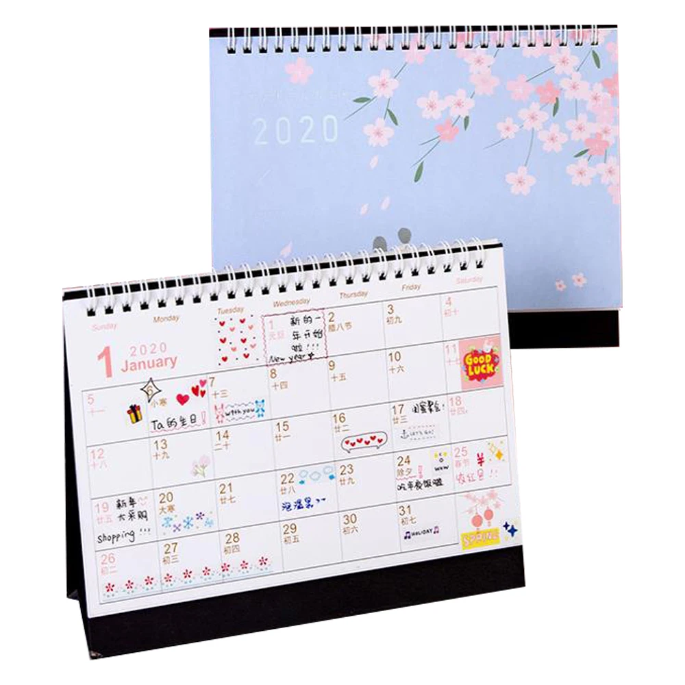 
Custom LOGO 2020 New Year Christmas Table Stand Advent Calendar 