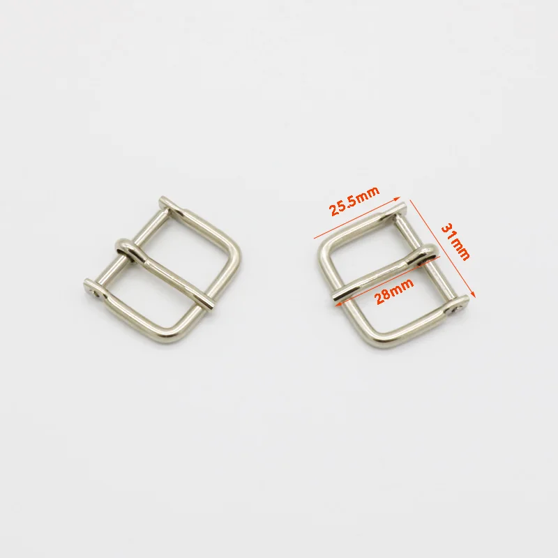 High Quality Italy Custom Solid Brass Nickel Metal Band Belt Buckles
