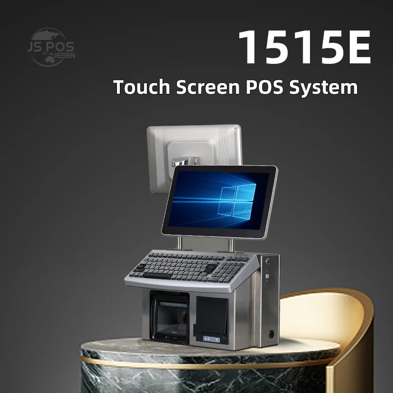 Smart Double Screen Update Pos Cash Register For Retail shop and Supermarket