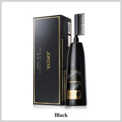 Hair Dye Shampoo Black Cruelty Free Organic Colorant Anti Grey Color Dark Black Shampoo Dye