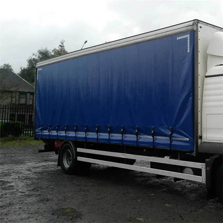 Strong Strength Good Flexibility Panama Weave 900gsm Truck Cover Side Curtain Tarpaulin for Truck Cover Industrial Fabric