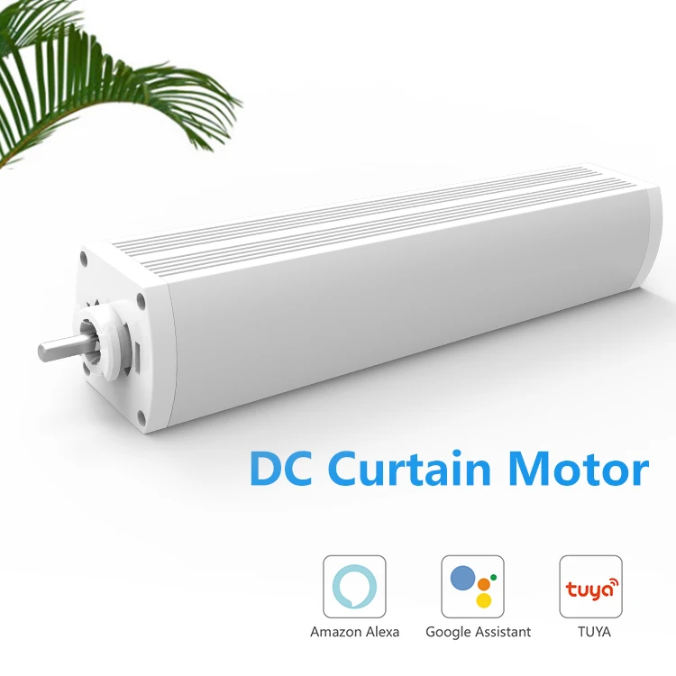 Electric curtain motor wifi diy motorized curtain track with pulley system