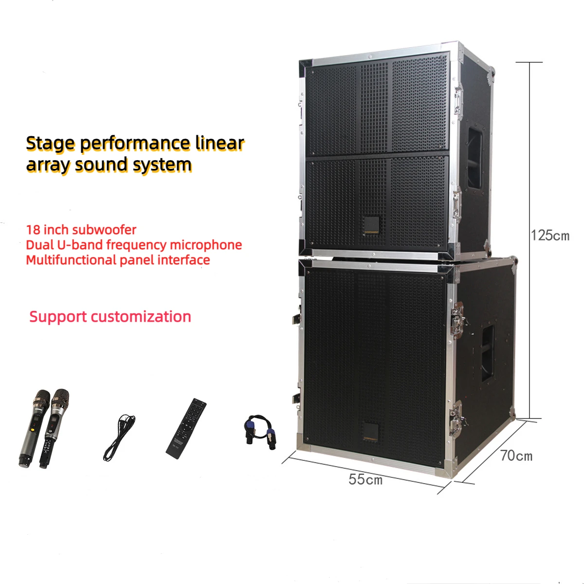 High-quality outdoor high-power professional stage performance line array speakers sound equipment/amplifiers/speaker