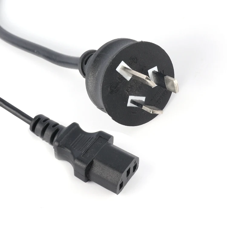  SAA C13 australia 3 prong power cords