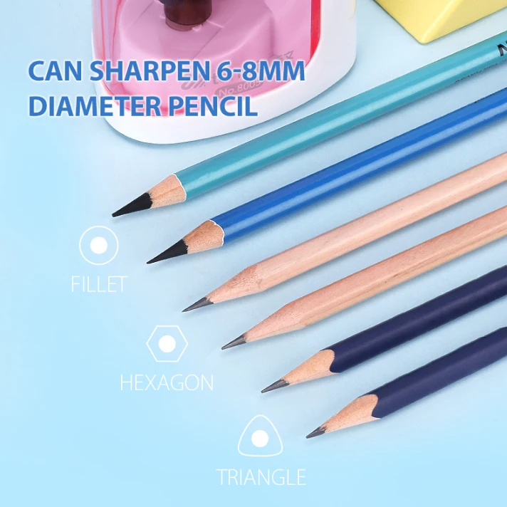 Tenwin 8005 Easy to Operate Dual-Purpose Electric Pencil Sharpener for Students Classroom