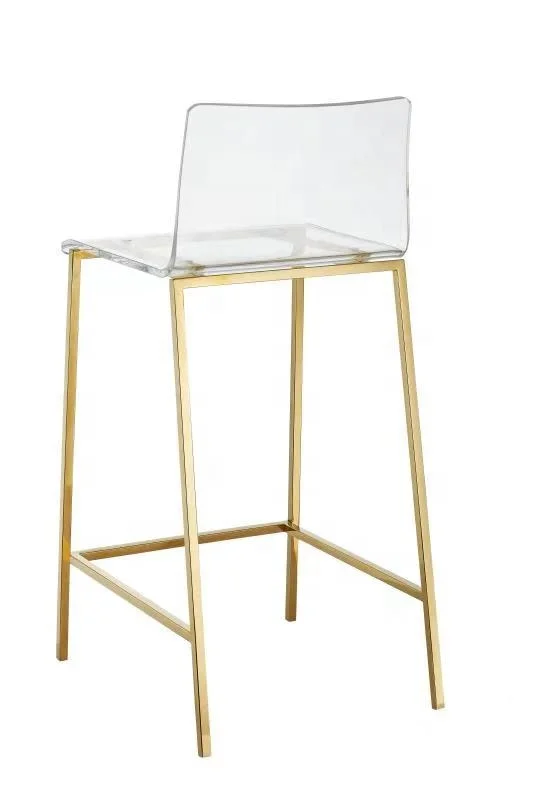 Сделанный на заказ акриловый стул, акриловый стул, Современный барный стул