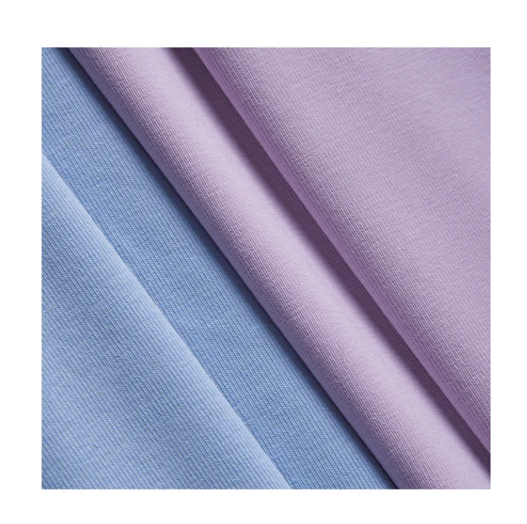 Wholesale Breathable Cotton Warp Knitting Rib Striped Fabric Stretch 1x1 Rib Knit Fabric for Cuffs/Hem/Collars