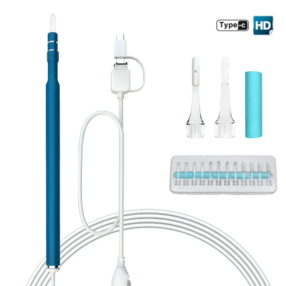 1.3MP 3 в 1 5,5 мм очистителей для удаления ушной серы инструмент отоскоп
