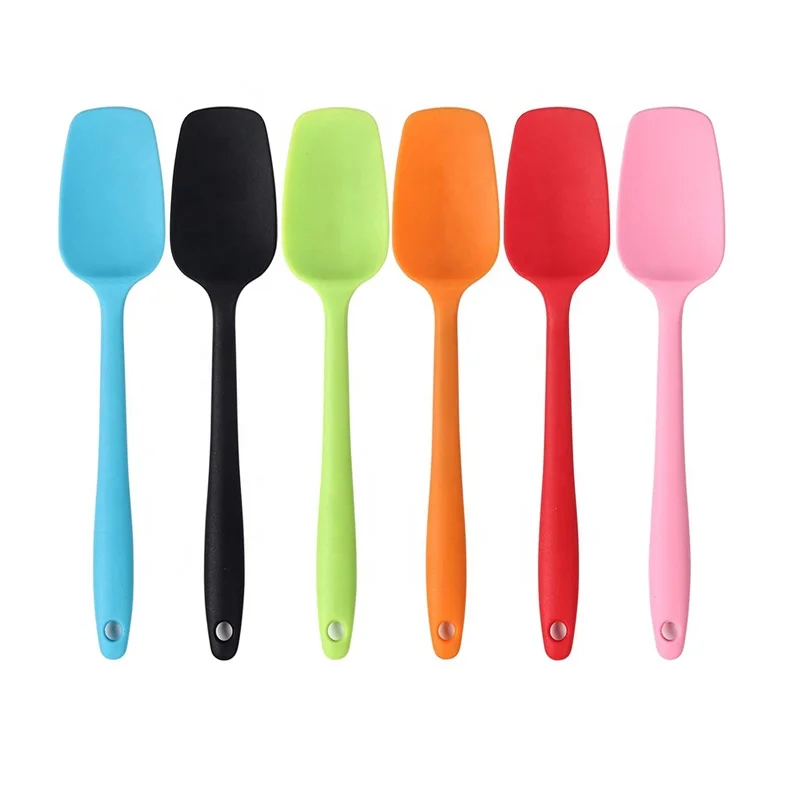 Wholesale Hot Eco-friendly Non-Stick Cooking Tools Kitchen Cooking Utensil Silicone Spatula Spoon For Kitchen Cooking