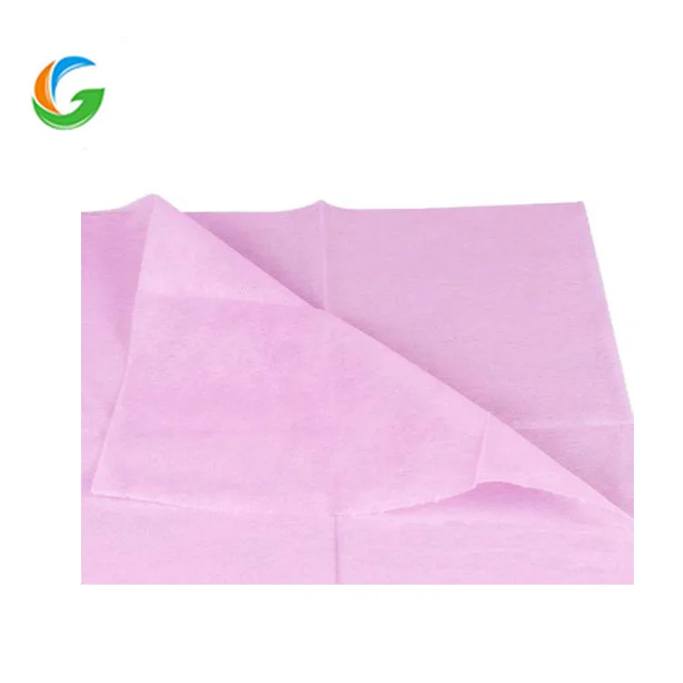 Golden Custom Beauty Salon Bed Covers Sheets Pp Non Woven Printed Fitted Waterproof Massage Table Disposable Bed Sheet Roll