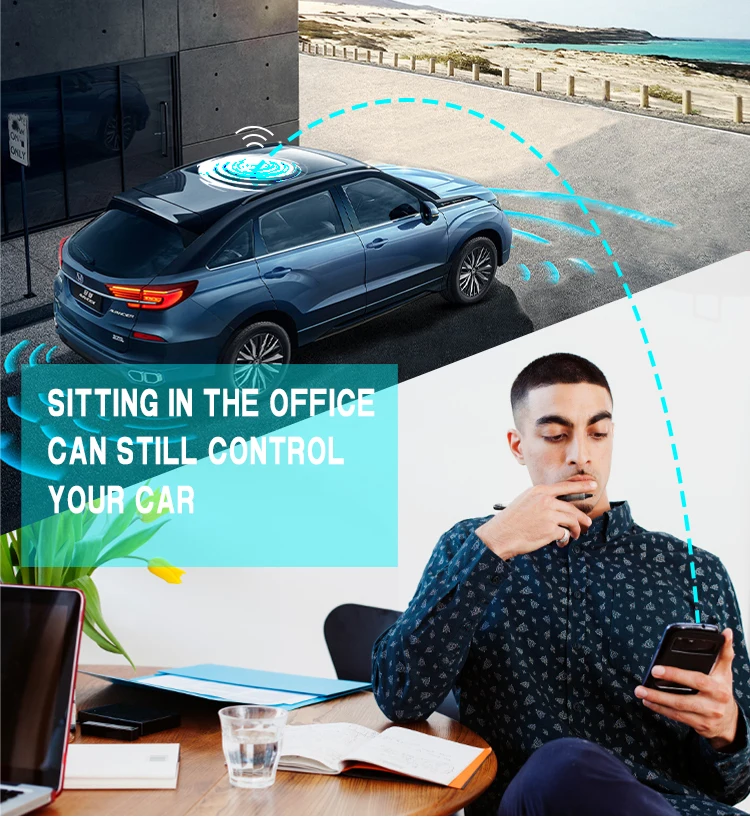 Drop Shipping KOL Alarm For Car Remote Control Engine Start Stop Keyless Entry System Smart Car Alarm System