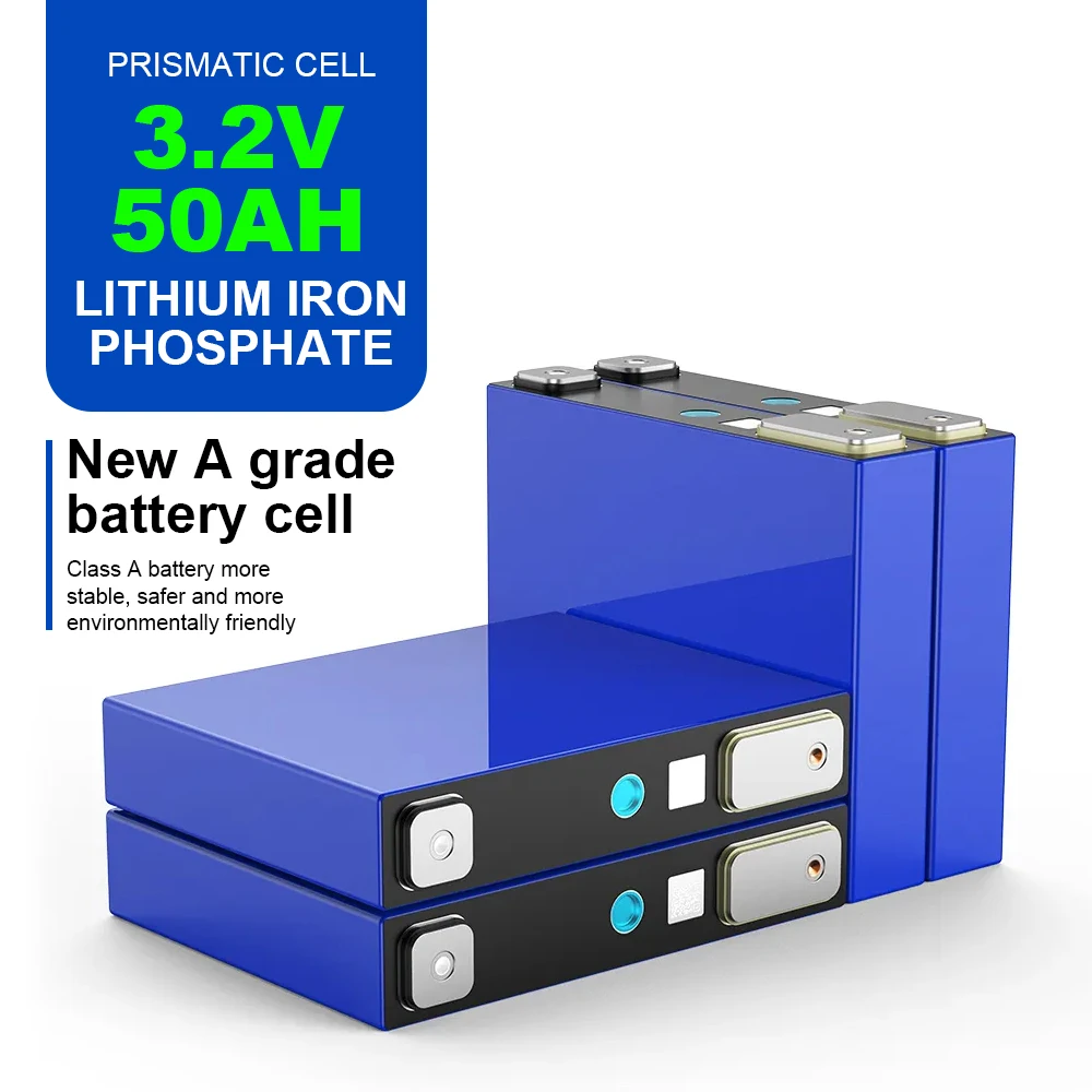 Enersource custom deep cycle Storage Batteries lithium ion prismatic battery 3.2v 40ah 50ah Lifepo4 battery cells for panels