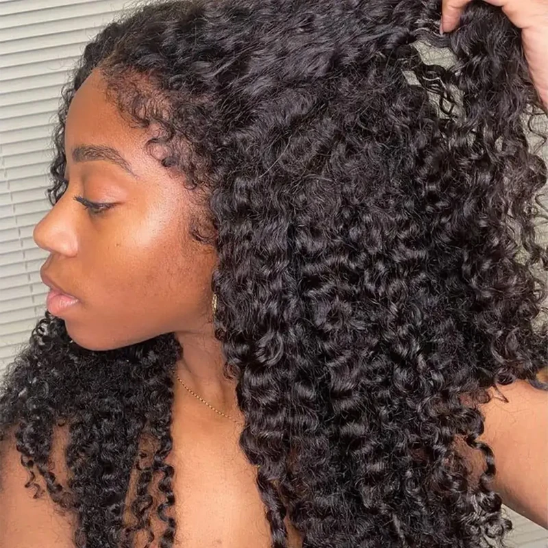 2024 hot Human Hair Weaves Lace Front Wig for Black Women, Deep Wave 13*4 Swiss Lace Frontal Wigs