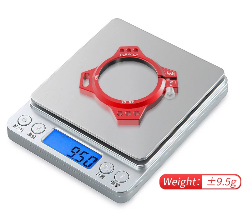 Lebycle MTB Crank Chain ring Adjuster Bottom Bracket Preload Adjuster Kit DUB Crank 28.99 Spindle Adapter Aluminum Alloy