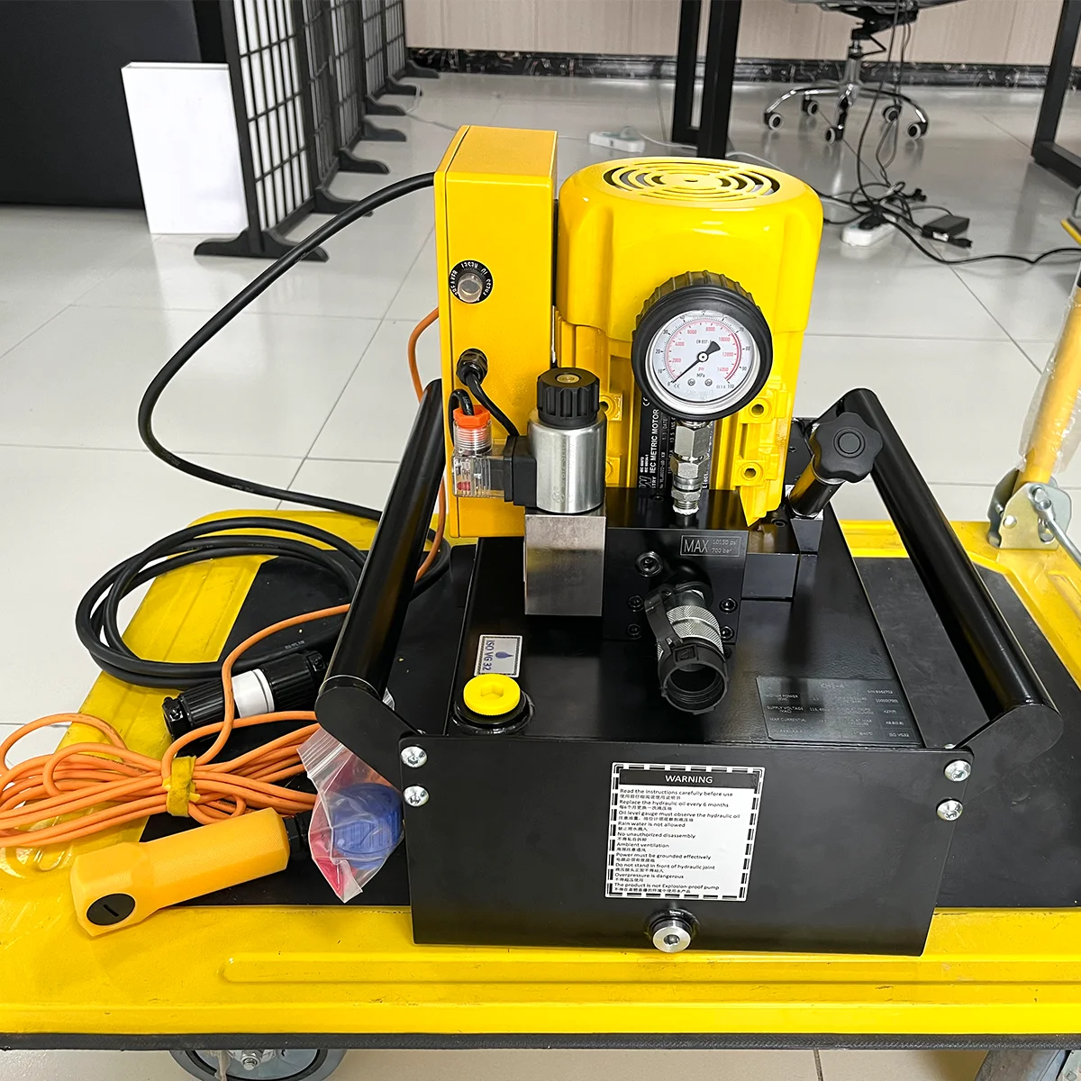 SP35SP, 31 Ton, Hydraulic Punch and Standard Die Set with Electric Pump Hydraulic Crimping Tools Hose Crimping Machine