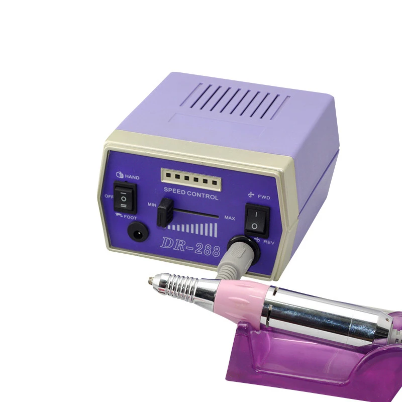 Hot sell high power professional 35w 35000 rpm master electric nail drill dr 288