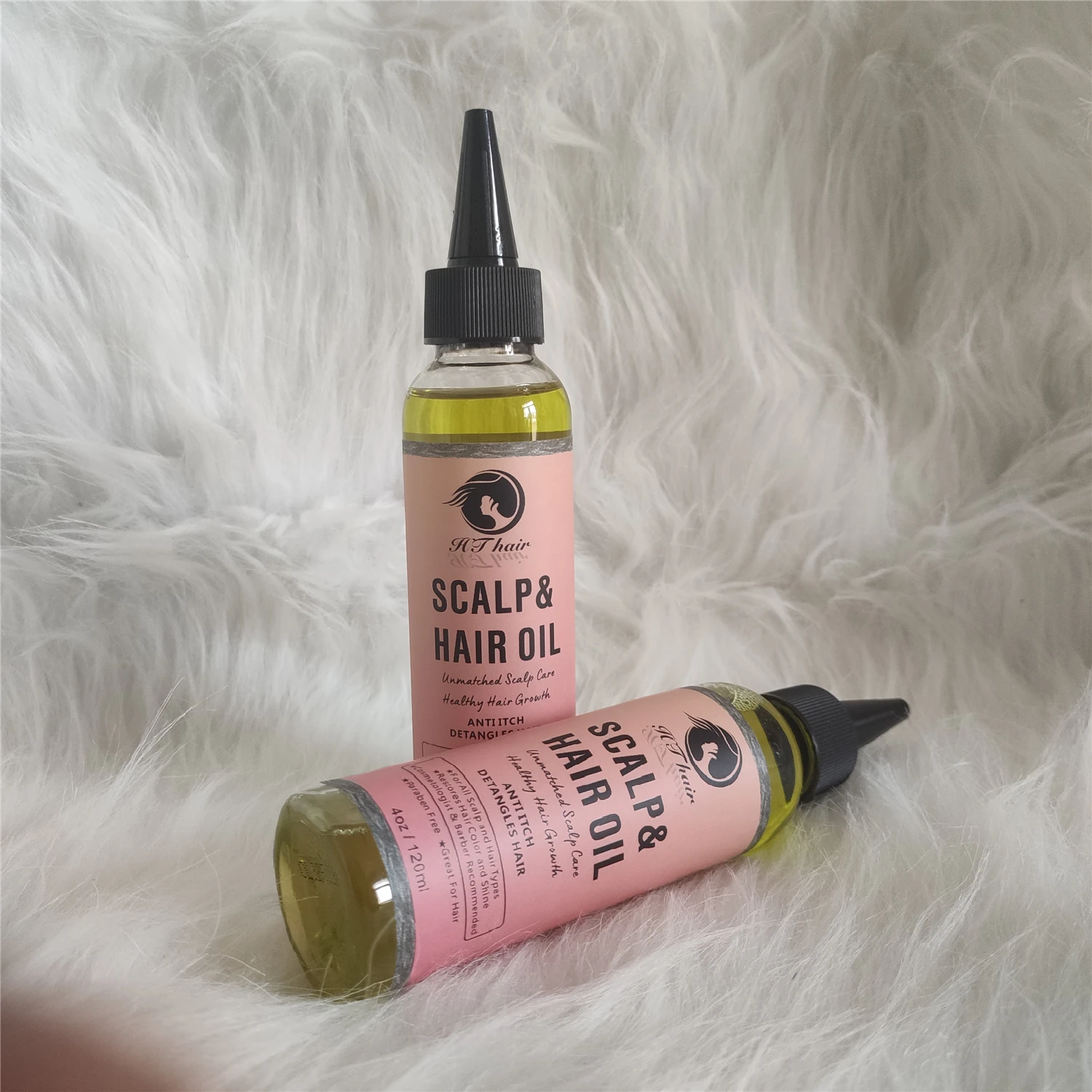 Small MOQ Custom Logo Olive Oil Hair Scalp Oil Organic Natural Scalp Massage Oil For Hair Growth Anti-Itching 4OZ