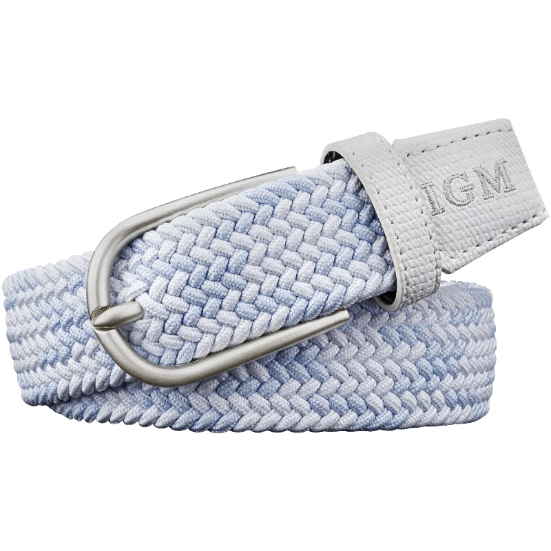 IGM Wholesale hot selling all-match elastic casual knit belt men women belts braided belt