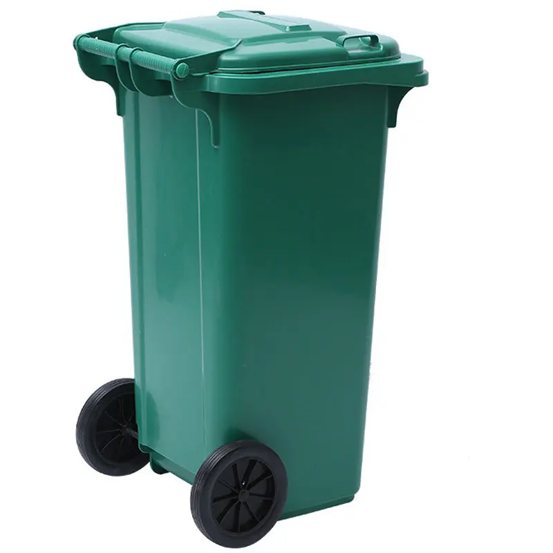 100L Industrial Large Capacity Park Outdoor Trash Can Industrial Street kitchen Waste Bin In Plastic