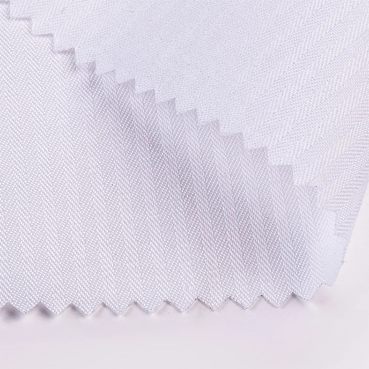 Polyester cotton cloth herringbone pattern