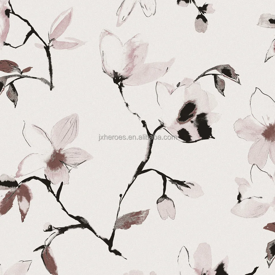 Special Chinese Ink Painting Magnolia Flower Wall Paper 3D Home Decoration Mural Wallpaper