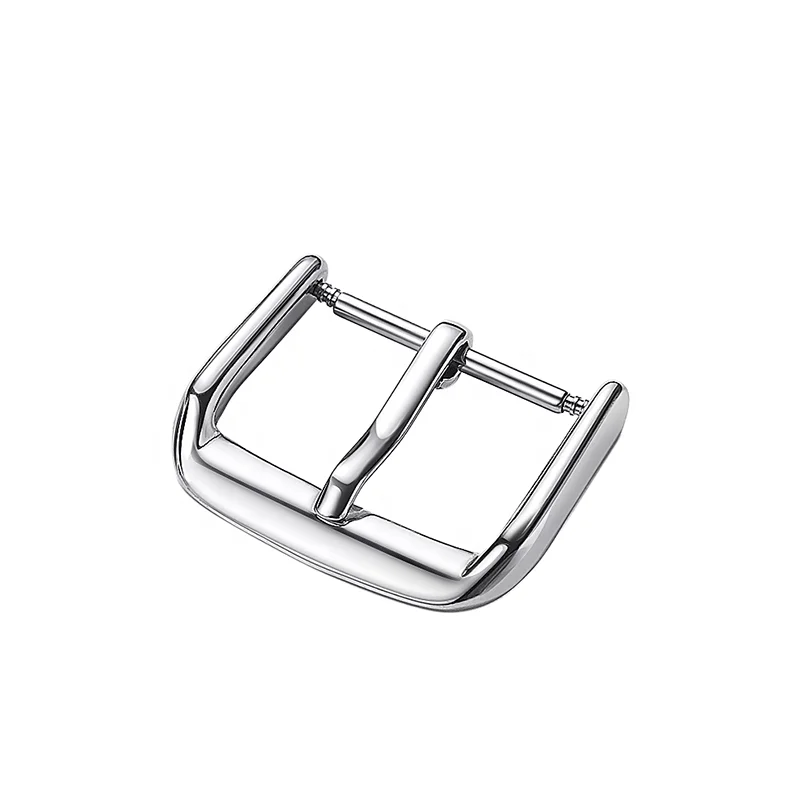 High Quality Stainless Steel Pin Buckle Leather Strap Buckle for  Watch band Buckle Accessories Clasp watch parts