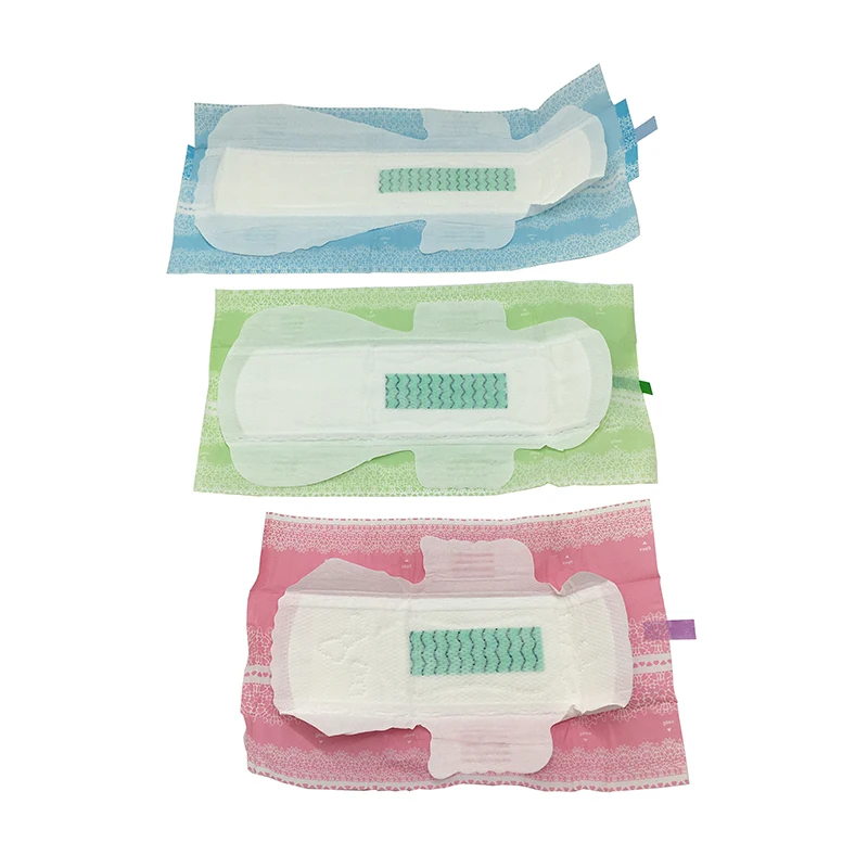 Factory Biodegradable Organic Sanitary Pads Women Menstrual  Anion Sanitary Napkin Wholesale Sanitary Pad