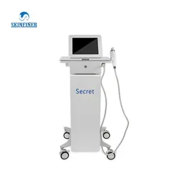 Professional portable fractional rf microneedle device / gold microneedles rf machine