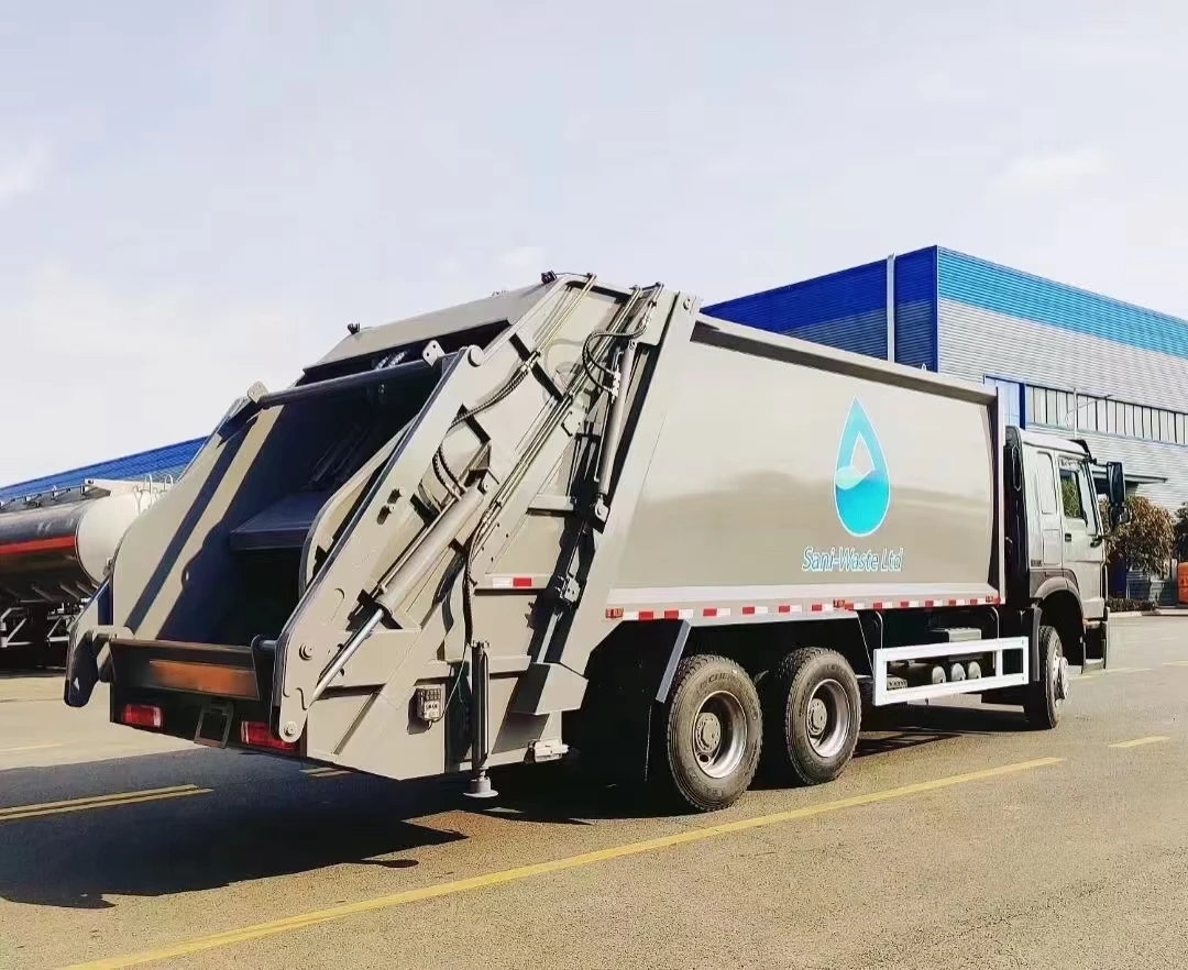 Высококачественная мобильная станция сжатия мусора Sinotruk 20 куб. М