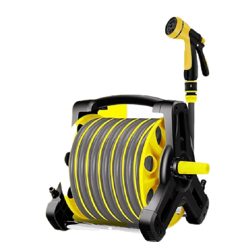 Garden Water Pipe High Pressure Powerful Flower Pattern Hose Nozzle Garden Hose Reel