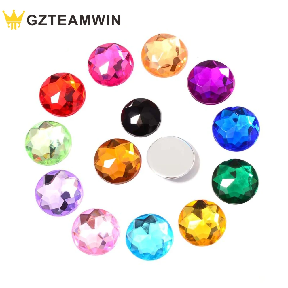 Wholesale Shaped Crystal Stone Flat Back Loose Bag Acrylic Gem Rhinestones Accessories