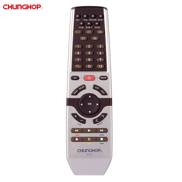 wholesale E772  chunghop 7 in 1 home appliance remote remote control universal with learning code