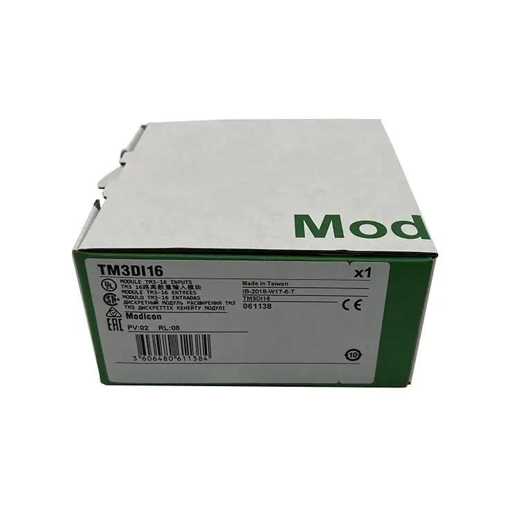 PLC input module Modicon TM3DI16 inputs 24 VDC TM3DI16 PLC Logic controller for Schneider