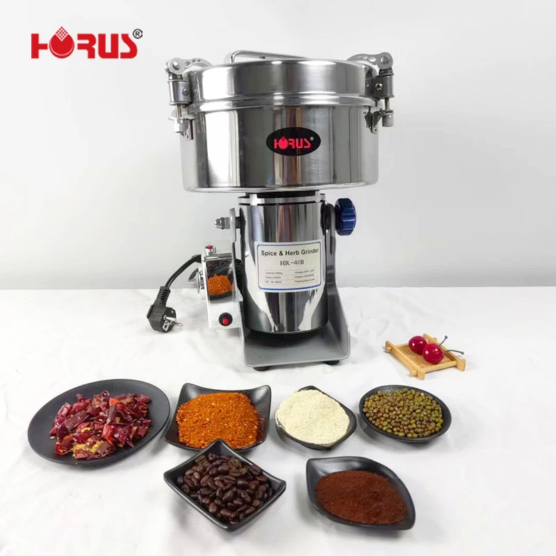HORUS Professional 270 degree swing commercial electric flour grinder machine with 100% copper motor