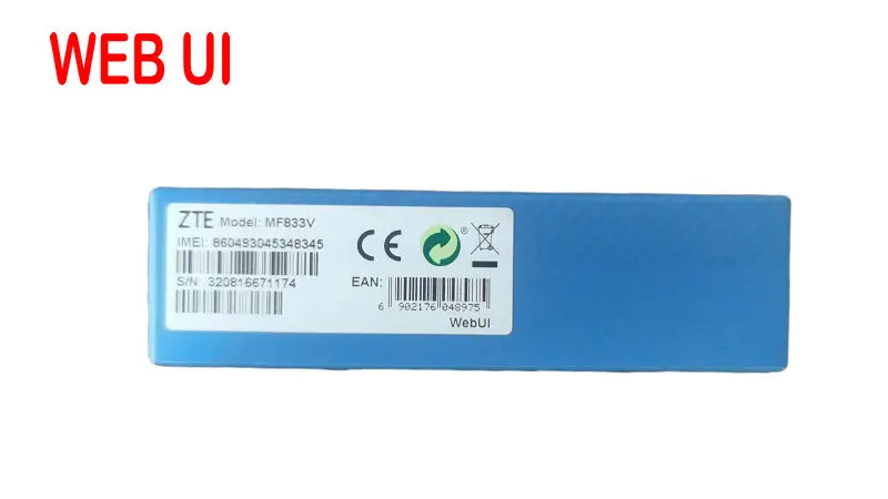 Глобальная универсальная сетевая карта ZTE MF833V USB Dongle 150 Мбит/с беспроводной 4G LTE