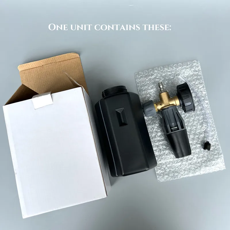 Пенная пушка SHANDUN для мойки давления, копья пены снега с быстрым соединителем 1/4 дюймов, генератор мыла