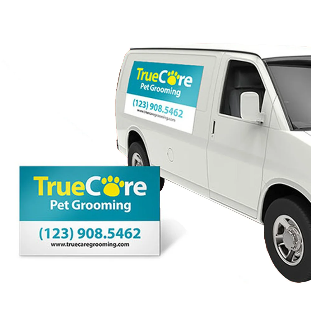 Супер сильный большой размер рекламные автомобильные дверные знаки магнит