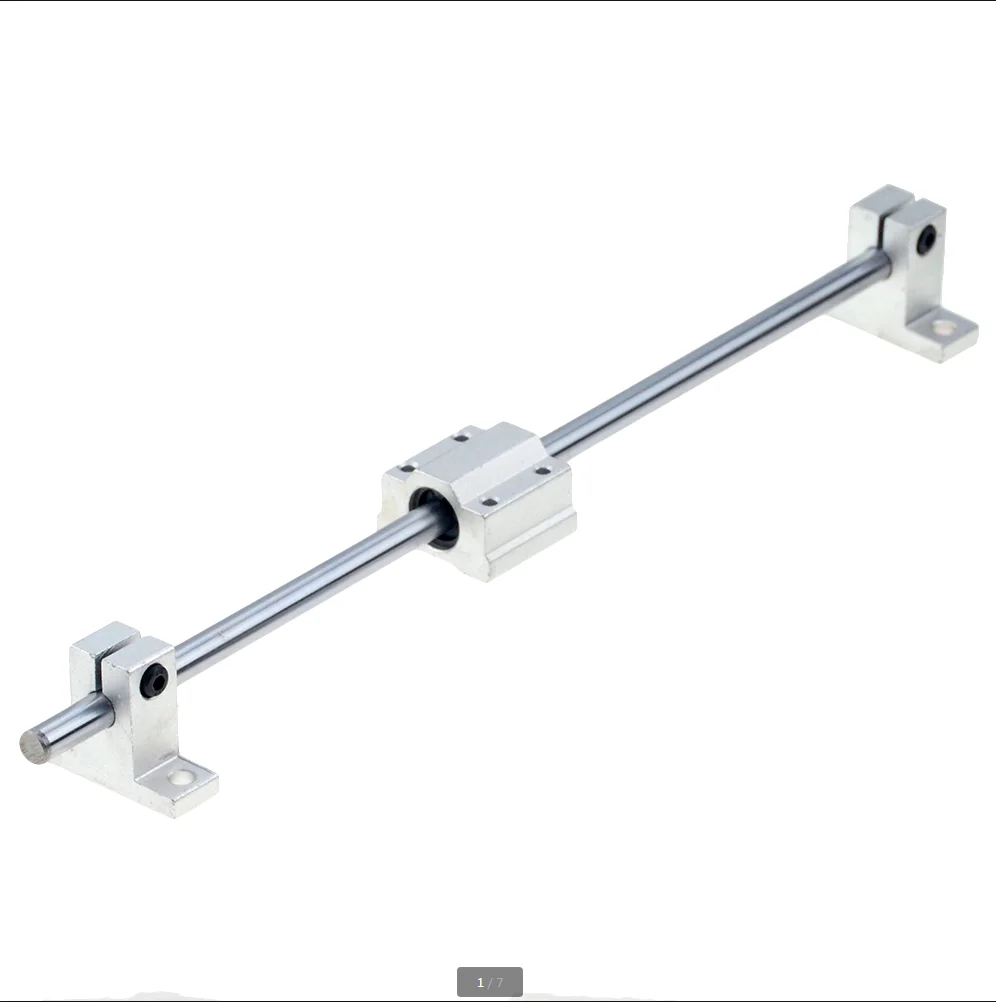 1pcs  8 400mm linear shaft 3d printer parts 8mm 400mm Cylinder Chrome Plated Liner Rods axis