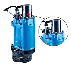 1.5kw KBZ series submersbile slurry mud wet sand electrical dewatering  basement sewage lift pump septic tank effluent pump