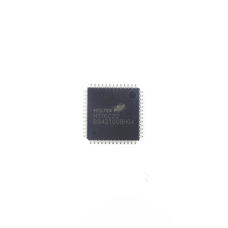 HT16C22 52LQFP Electronic Components Integrated Circuits Active Components RAM Mapping 44*4 LCD Controller Driver HT16C22