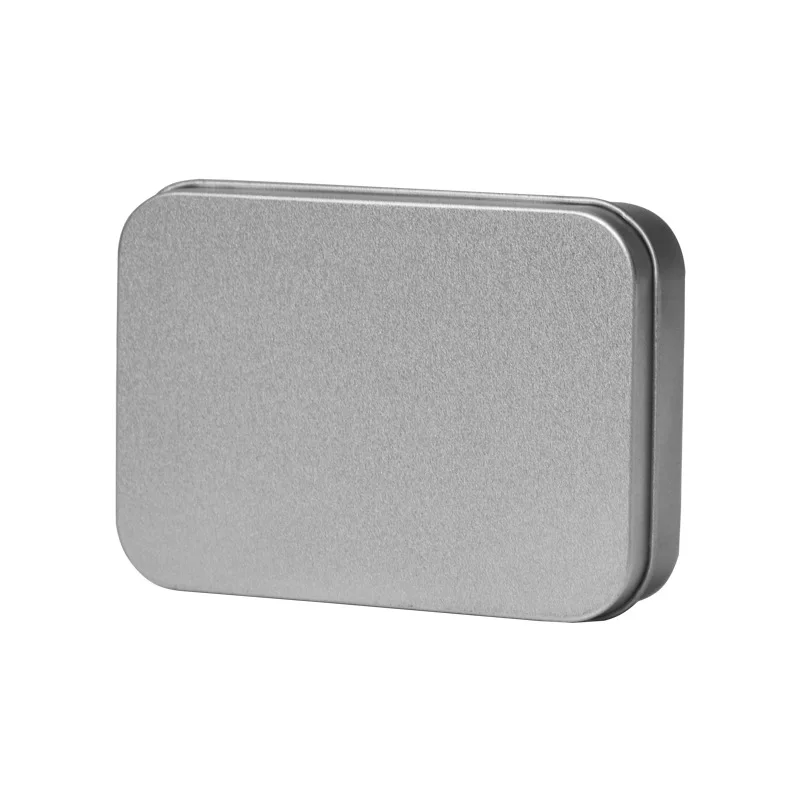 Custom Printing Logo 10*7*2cm Rectangular Tin Box Poker Box usb Metal Case Bank Card Box