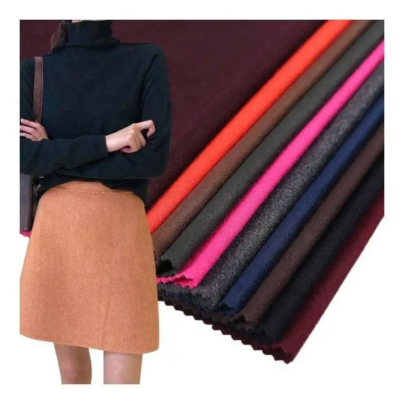 Wholesale 30S RNSP Knitted Stretch Rayon Nylon spandex Ponte De Roma Fabric For colth