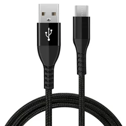 High quality cable usb nylon usb charging cable 4 in 1 multi charger 3m braided 3 m charger cords