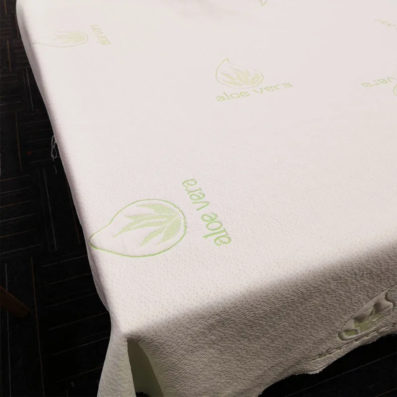 
Горячая Распродажа Бамбуковый материал жаккардовый вязаный чехол для матраса с алоэ вера ткань с бамбуковым узором 