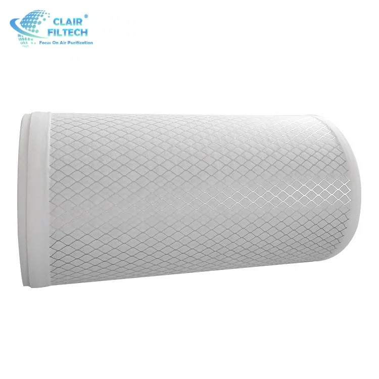 CLAIR HVAC Filter Media Pre Laminated With Metal Mesh Air Filter Roll Media